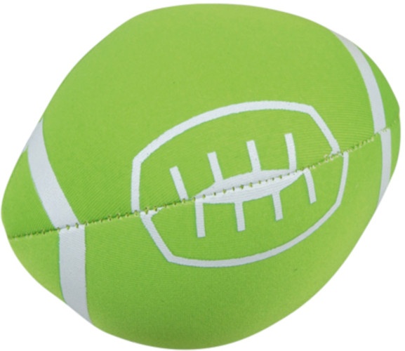 Happy People splashbal football 13 cm foam groen