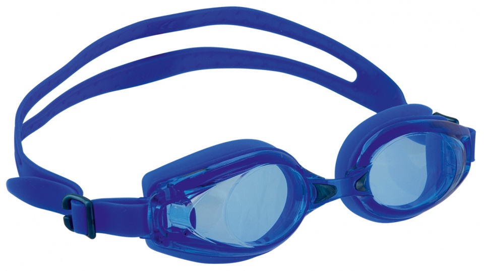 Happy People zwembril goggles junior anti fog 15 cm blauw
