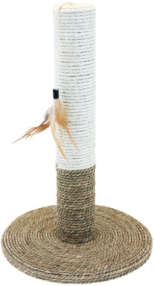 Happy Pet škrabadlo Nature First Gosford 54 cm sisal béžová/biela