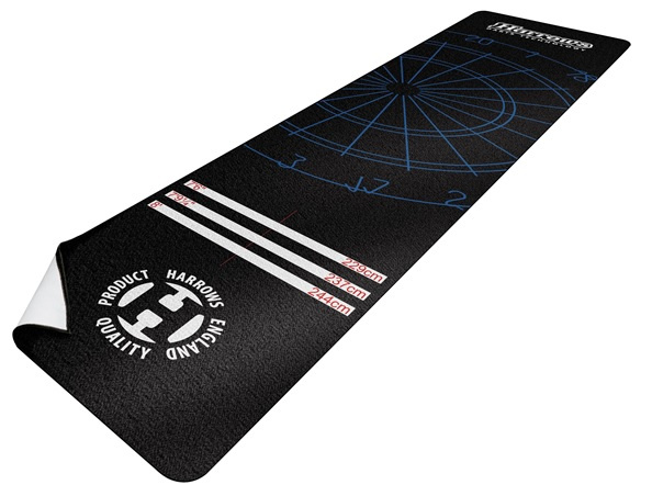 dart mat 300 x 65 cm nylon/latex black