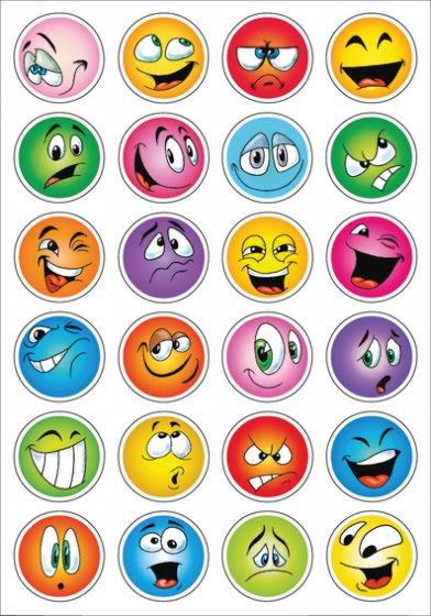 Haza Original stickers smiley 48 stuks multicolor