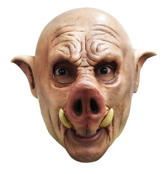 Haza Original kostýmová maska Porky unisex maska bez brady