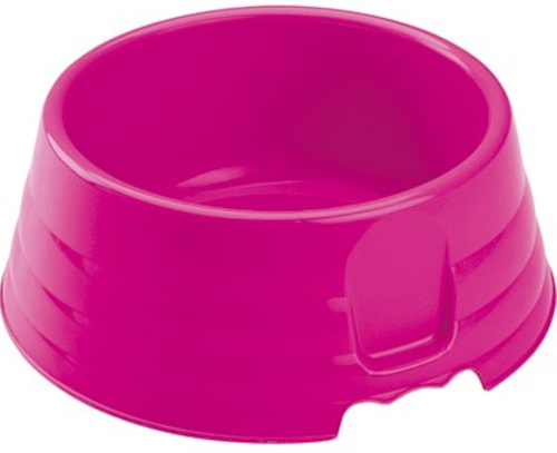 dog food and drink bowl San Bernardo 2,5 litre dark pink