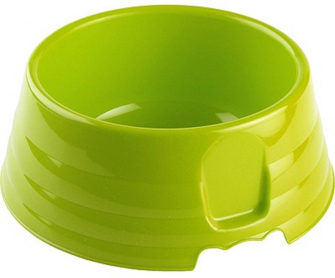 dog food and drink bowl San Bernardo 2,5 litre green