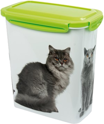 Hega obedár Alava mačka 2 litre 19 x 20,9 cm biela/zelená