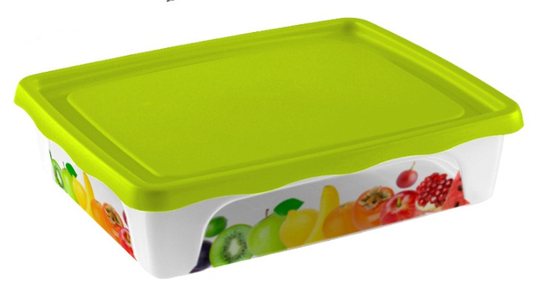 Hega obedár Practic 2 litre 24 x 19 x 5,5 cm zelený