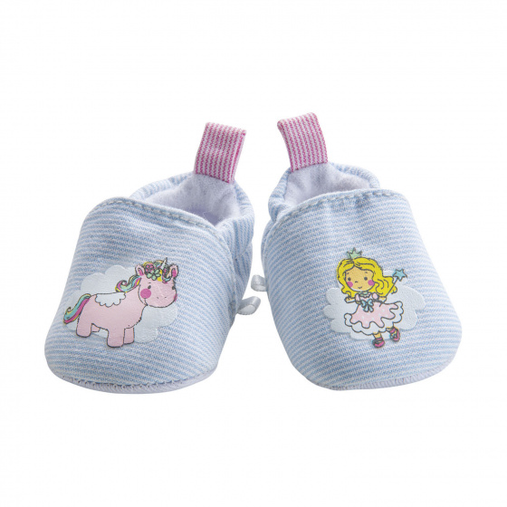Heless poppenschoenen eenhoorn 38 45 cm meisjes polyester lichtblauw