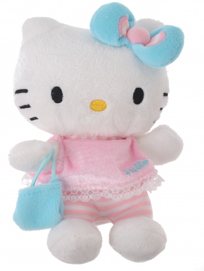 Cuddle Bean Bag girls light blue 15cm