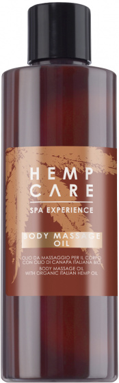 Hemp Care telový masážny olej Spa Experience 200 ml hnedý