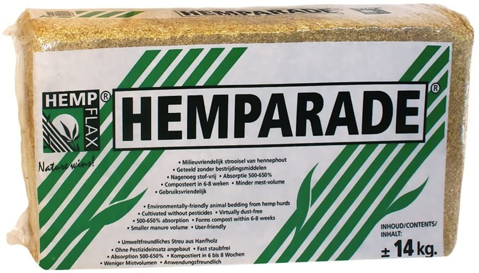 HempFlax podstielka z konopných vlákien Hemparade 14 kg konopnej béžovej