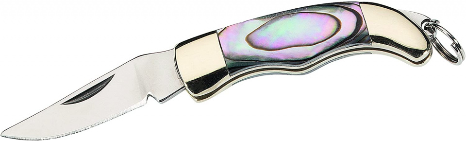 pocket knife 7 cm stainless steel/steel silver