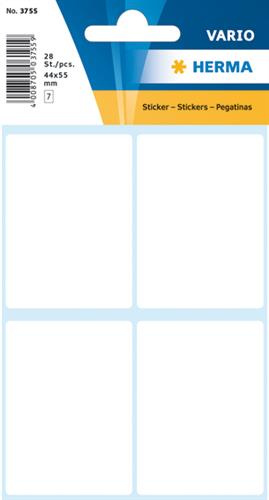 Herma etikety 40 x 55 mm papier biely 28 ks