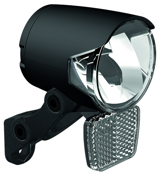 Herrmans voorlicht h black e bikes 120 lumen zwart