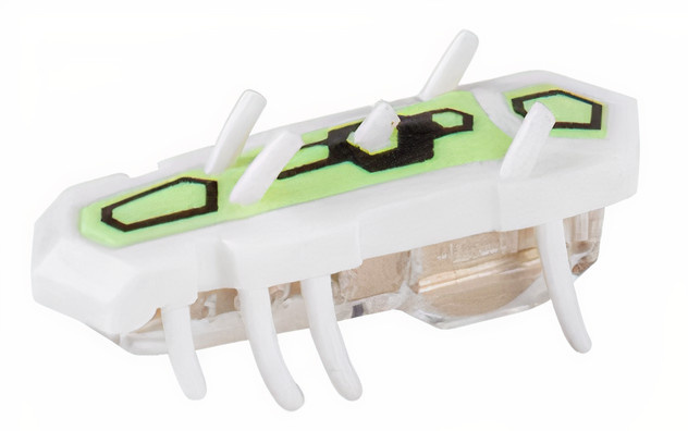 Hexbug speelfiguur nano nitro glow in the dark 12,7 cm wit