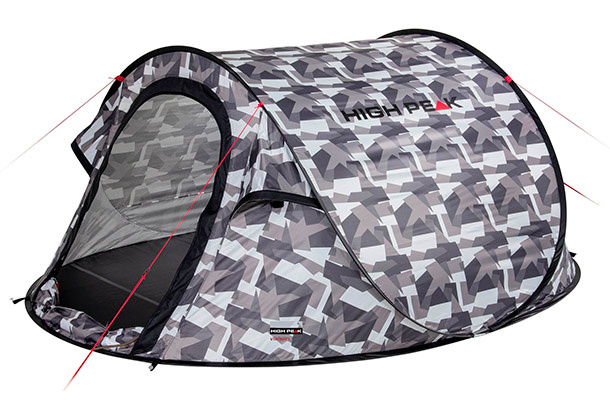 pop-up tent Vision 2235 x 140 x 100 cm grey