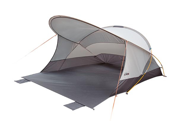 High Peak plážový stan Cordoba UV80 polyester 160 x 220 cm sivý