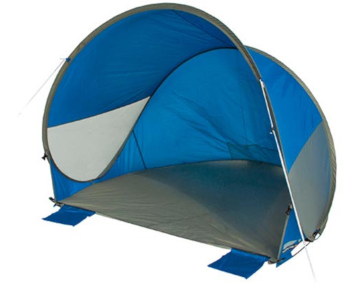 High Peak plážový stan Palma UV40 polyester 110 x 130 cm modrý