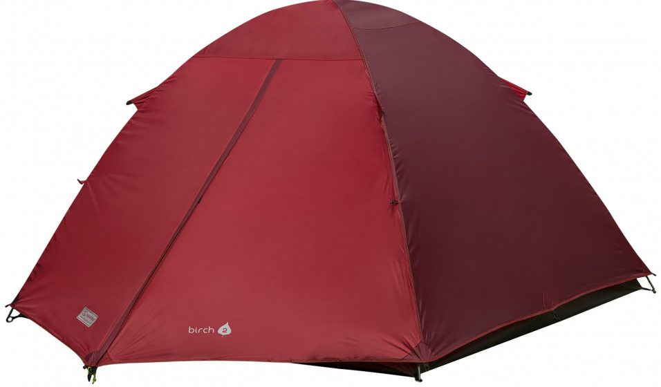 dome tent Birch2 polyester 200 x 220 x 115 cm red