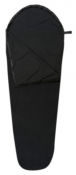 sleeping bag lining 80 x 215 cm poly-cotton/bottle black