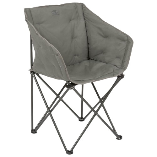 folding chair Braemar 87 x 50 x 46 cm steel grey