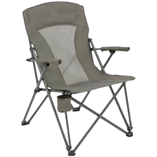folding chair Duone 100 x 62 x 74 cm steel grey
