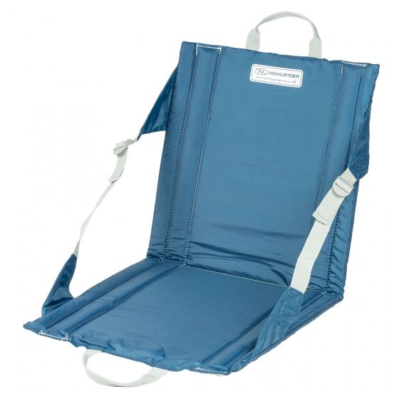 Highlander podsedák 40 x 38 cm polyester/polyetén modrý