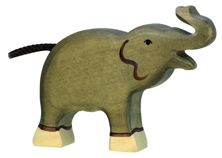 Wooden Baby Elephant