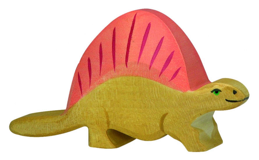 Holztiger Drevený dinosaurus: Dimetrodon
