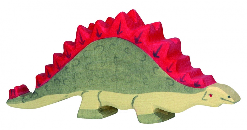 Holztiger Drevený dinosaurus: Stegosaurus
