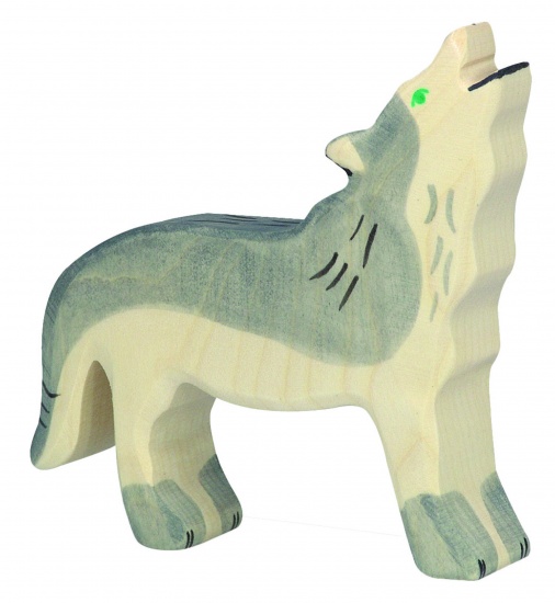 Holztiger Drevené vytie vlka