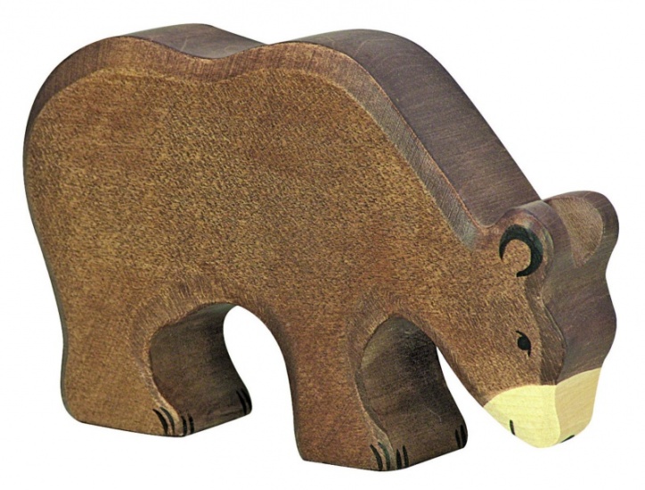 Holztiger Wooden Jungle: Brown Bear Eating