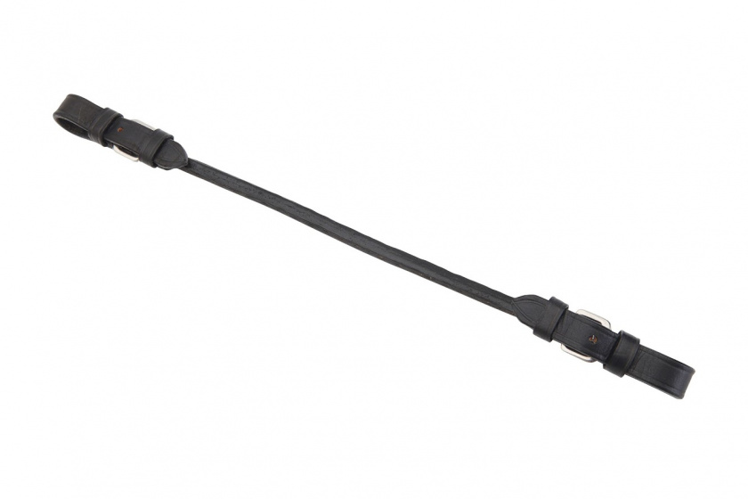 buck strap 37 cm leather black