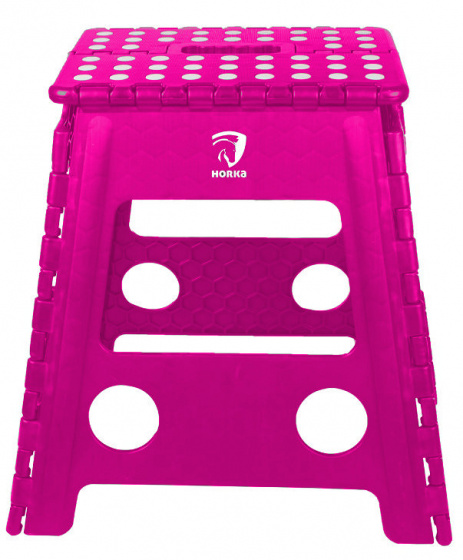 folding step stool Get Up 255 x 215 x 39 cm pink