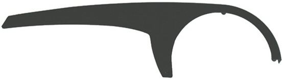 Horn kettingscherm catena kompakt 26 x 58 cm 48t zwart