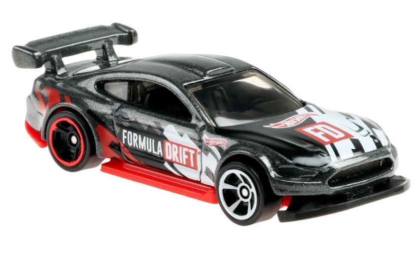 Hot Wheels auto drift custom '18 ford mustang gt 7 cm black