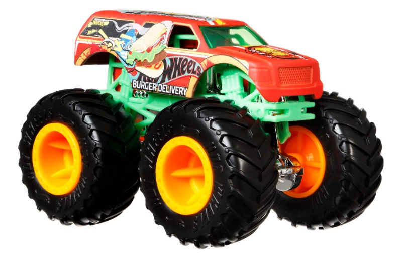 monstertruck Burger Delivery 1:64 red