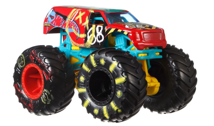 monstertruck Demo Derby junior 1:64 red