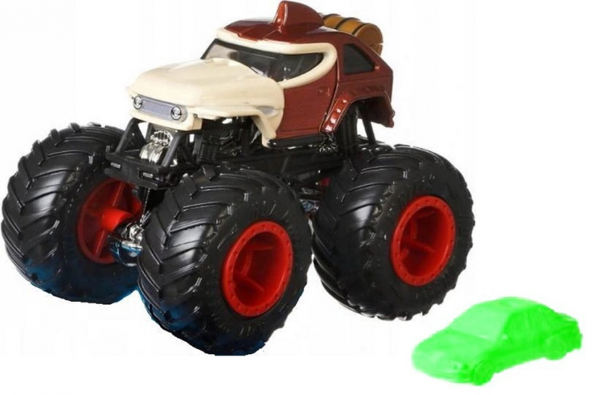 Hot Wheels monstertruck Donkey Kong 9 cm hnedá/biela 2-diel
