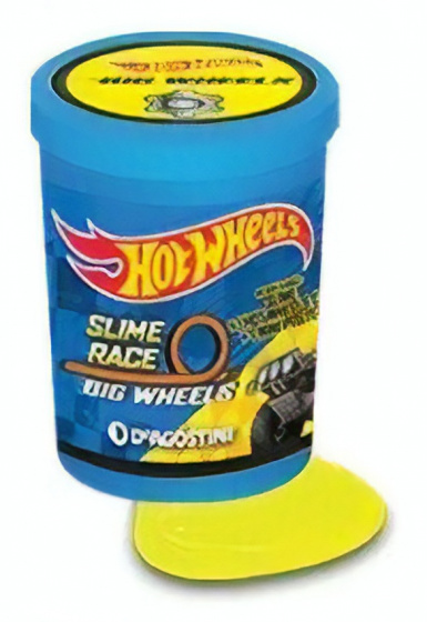 Hot Wheels verrassingsslijm met auto power 1 oil 2 delig
