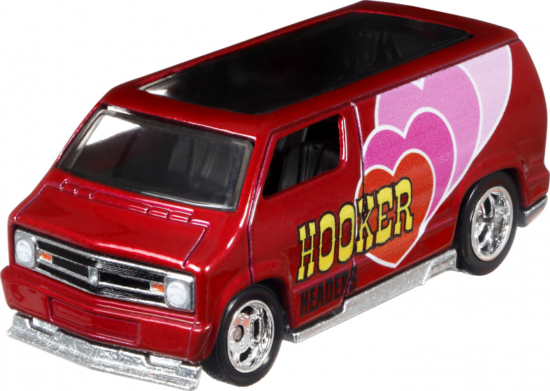 vehicle Custom 77 Dodge 8 x 3 x 2,5 cm bordeaux