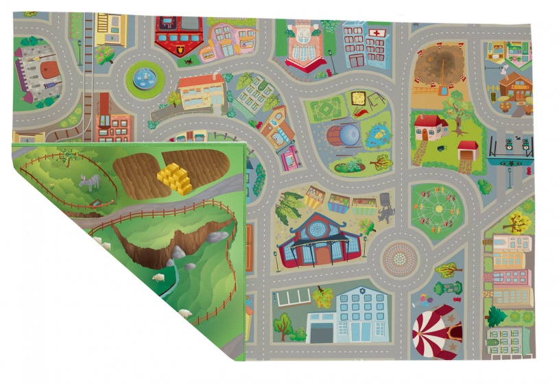 traffic carpet Reverso F/C Road 100 x 150 cm