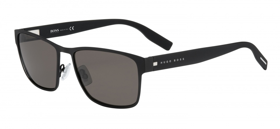 Hugo Boss slnečné okuliare 0561/N/S003/IR pánske čierne/hnedé