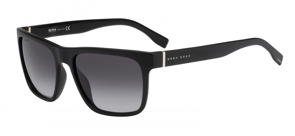 Hugo Boss slnečné okuliare 0727/N/S003/9O pánske matné čierne/sivé