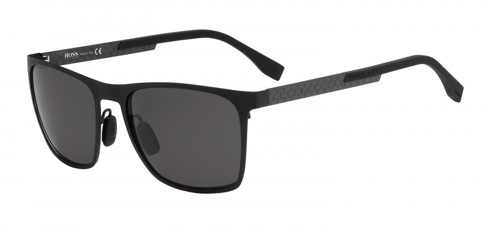 Hugo Boss slnečné okuliare 0732/Skcq/Y1 pánske čierne/karbón