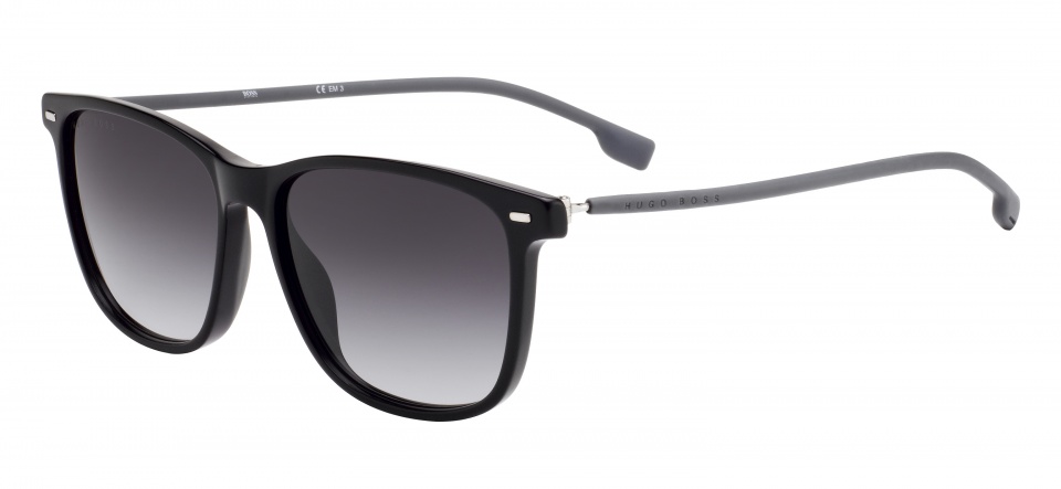 Hugo Boss slnečné okuliare 1009/S08A/9O pánske gradientné čierne