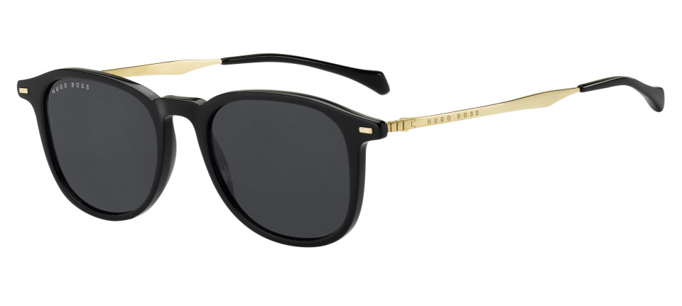 Hugo Boss slnečné okuliare 1094/S 807/IR pánske kat.3 čierne/zlaté
