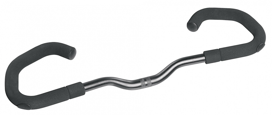 Ergotec vlinderstuur ahs basic comfort 22,2/600/25,4 mm zwart
