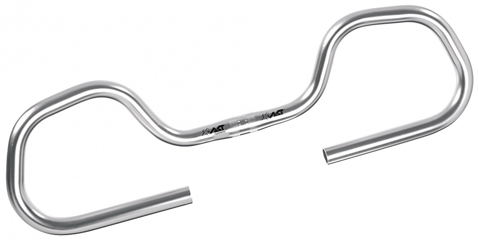 Ergotec vlinderstuur contest dames 22,2/ 550/ 25,4 mm zilver