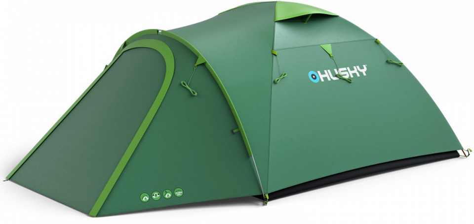 dome tent Bison 420 cm polyester/nylon 4-person green