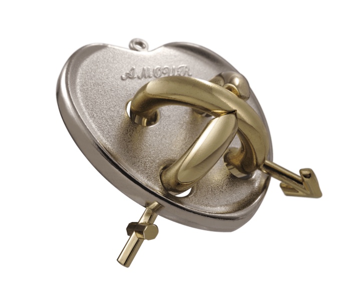 Huzzle breinbreker cast amour zilver/goud
